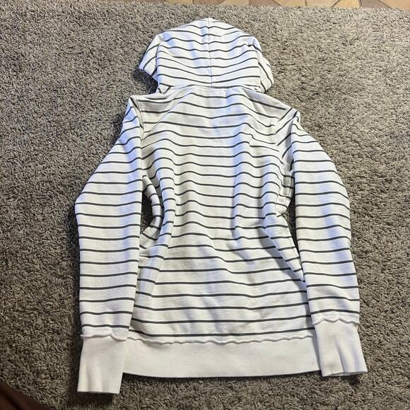 Vintage Y2K Disney World Striped Themepark Lounge Pink Hoodie Sweatshirt Small - Picture 2 of 5